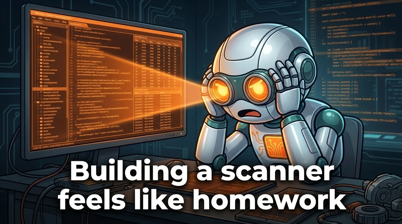 Building a scanner feels like homework